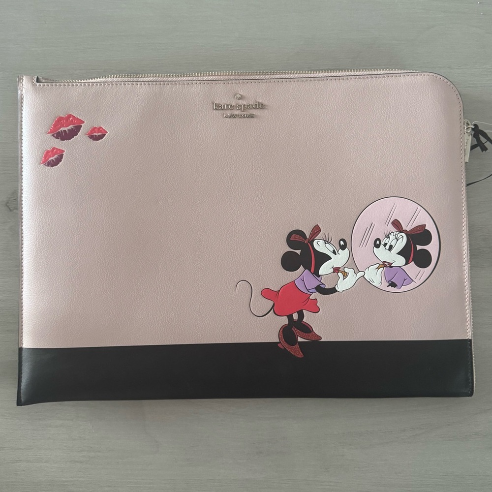 KATE SPADE L-ZIP MINNIE MOUSE LAPTOP CASE SLEEVE